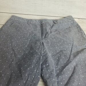 Tommy Hilfiger Blue White Polka Dot‎ Bermuda Shorts Women's Sz 6
